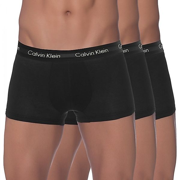 Calvin Klein 3-er Set Low Rise Trunks Schwarz günstig online kaufen