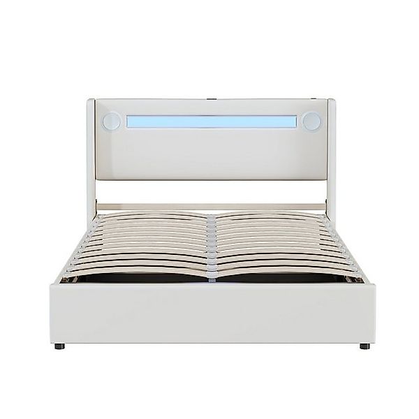 Gotagee Polsterbett Kinderbett 140x200 Doppelbett Jugendbett Bluetooth und günstig online kaufen