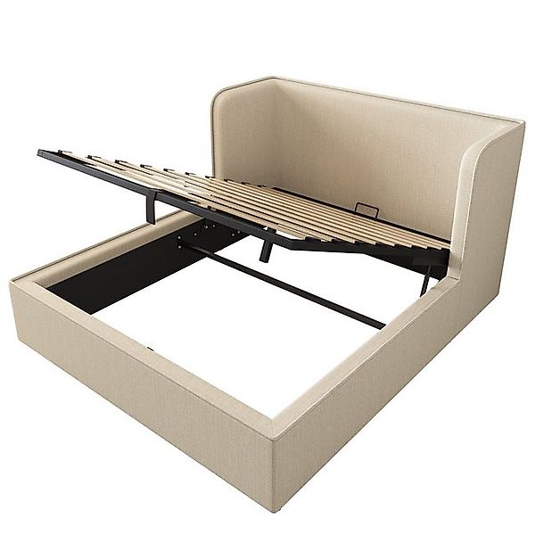 Gotagee Polsterbett Stauraumbett 160x200cm Doppelbett Mit Matratze Jugendbe günstig online kaufen