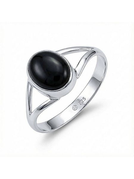 mantraroma Silberring HARDIN aus 925 Silber mit Onyx (Ring mit Schmuckbeute günstig online kaufen