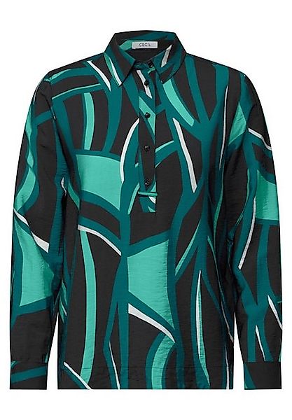 CECIL Druckbluse - moderne Bluse mit grafischem Muster - Hemdkragenbluse günstig online kaufen