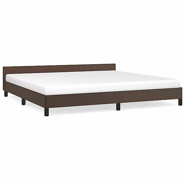 vidaXL Bett Bettgestell mit Kopfteil ohne günstig online kaufen