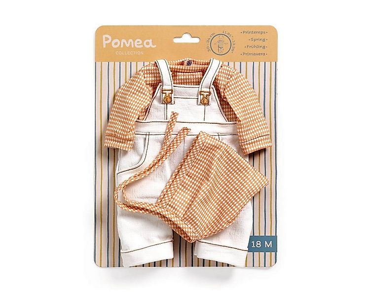 DJECO Puppenkleidung POMEA Latzhose Cannelle für Puppen der Größe 30-34 cm günstig online kaufen