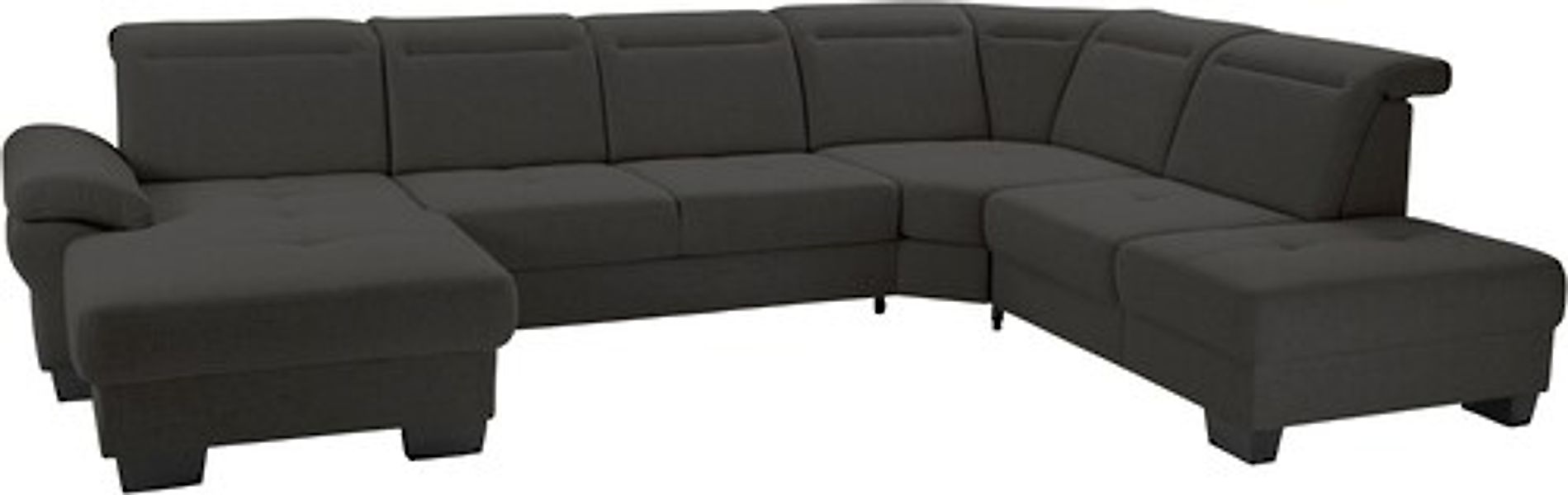 Home affaire Wohnlandschaft »Cornwall U-Form« inkl. Sitztiefenverstellung, günstig online kaufen