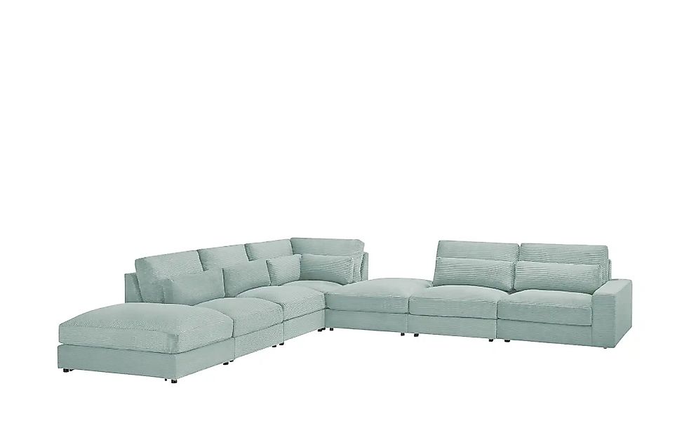 Ecksofa  Branna ¦ grün ¦ Maße (cm): B: 412 H: 88 T: 386.0 Polstermöbel > So günstig online kaufen