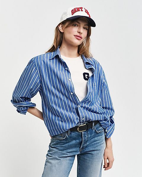 Gant Langarmhemd REG POPLIN STRIPE günstig online kaufen