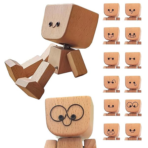 MODFU Dekofigur Holzfigur Auto Deko Schreibtisch- günstig online kaufen