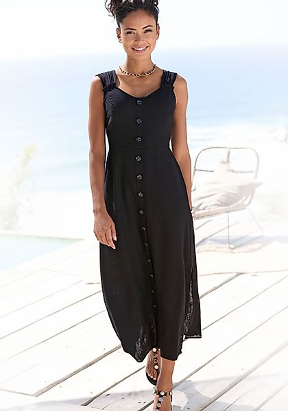 LASCANA Maxikleid mit breiten Trägern aus günstig online kaufen