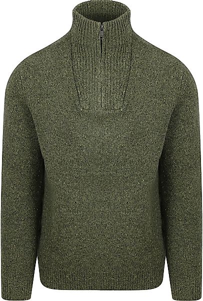 McGregor Half Zip Pullover Lammwolle Blend Olive - Größe XXL günstig online kaufen