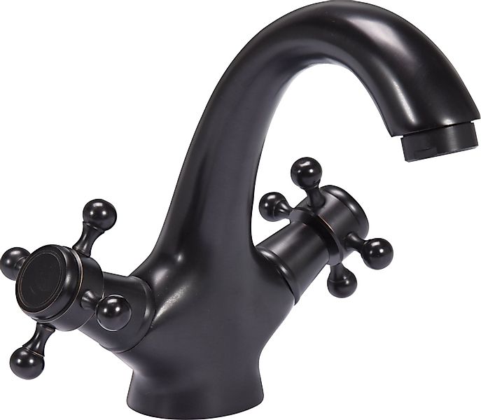 TRIZERATOP Waschtischarmatur Waschtischarmatur RETRO BLACK, Vintage günstig online kaufen