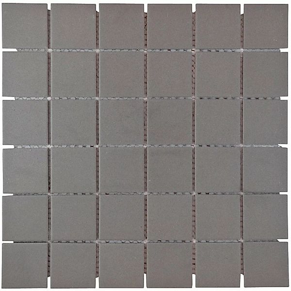 Mosaikmatte Antislip Dunkelgrau Keramik 30 cm x 30 cm günstig online kaufen