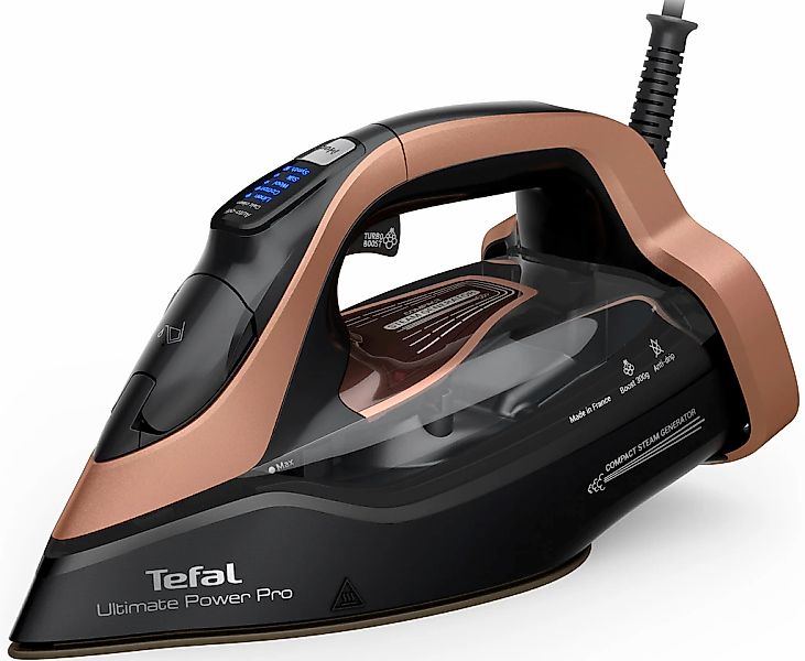 Tefal Dampfbügeleisen "FV9E50 Ultimate Power Pro" 3200 W 85 g/Min. kontin. günstig online kaufen