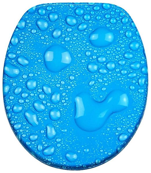 Sanilo WC-Sitz Tautropfen Blau, mit Absenkautomatik günstig online kaufen