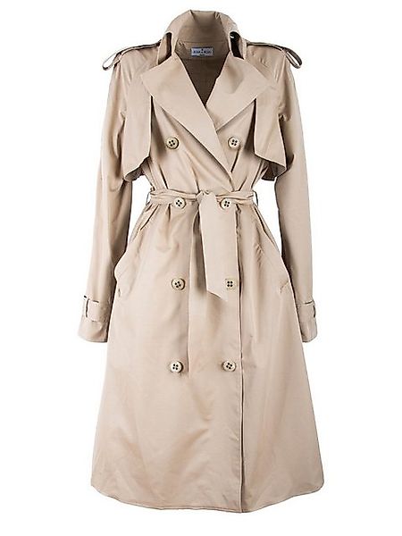 RUA & RUA Trenchcoat aus Baumwolle Gabardine für Damen in Beige günstig online kaufen