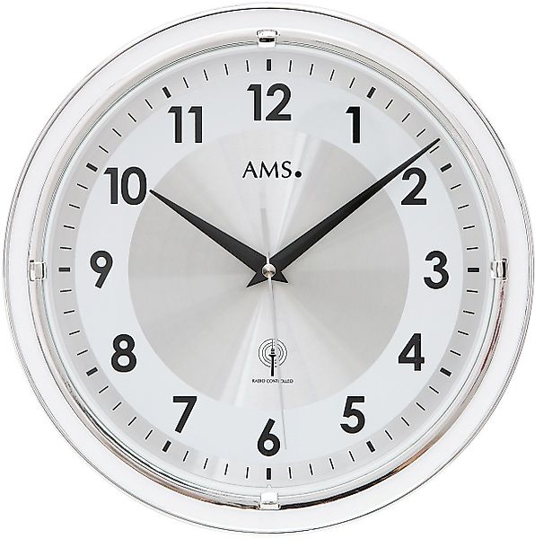 AMS Funkwanduhr F5945 (Quarzuhr,Wohnzimmer,Esszimmer,Küche,Arbeitszimmer,Bü günstig online kaufen