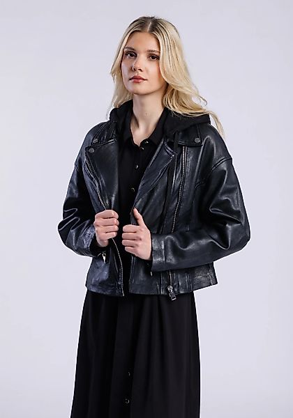 Freaky Nation Lederjacke "Black Vibe-FN" günstig online kaufen
