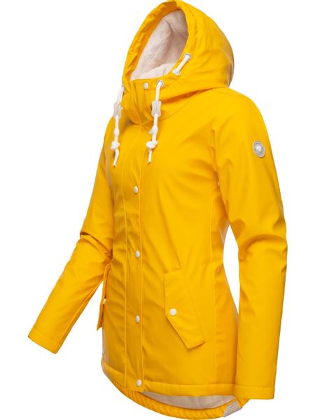 Ragwear Regenjacke "Marge" mit Kapuze warm gefütterter Damen Winter Regenma günstig online kaufen