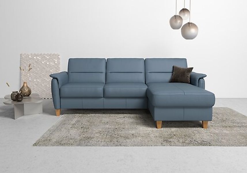 Home affaire Ecksofa »Palmera L-Form, B: 244 cm« optional Bettfunktion & Be günstig online kaufen