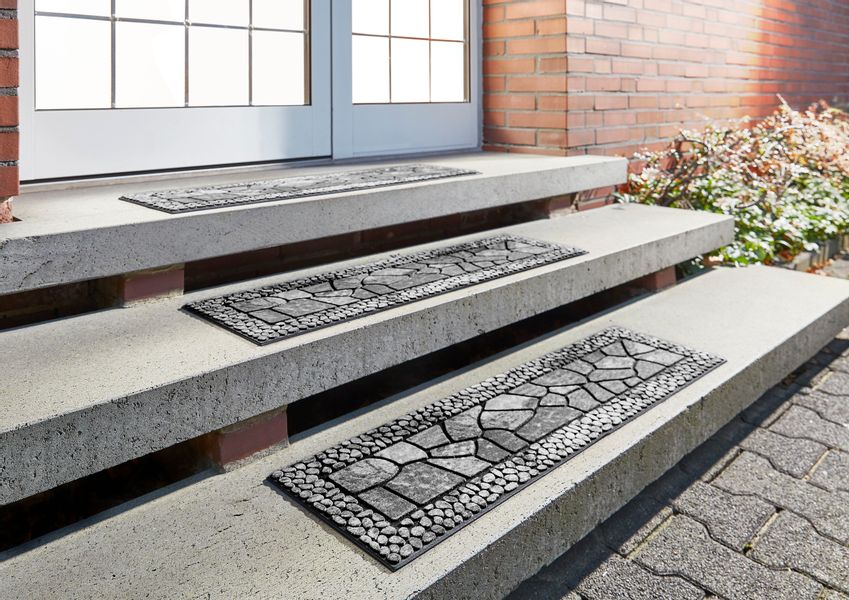 Andiamo Stufenmatte "Outdoor, 2er Set" rechteckig 6 mm Höhe Outdoor-Stufenm günstig online kaufen
