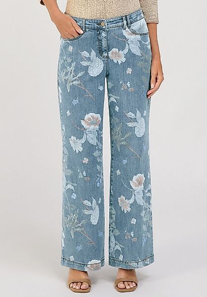 bianca 5-Pocket-Hose MELBOURNE mit stylischem floralem Muster günstig online kaufen