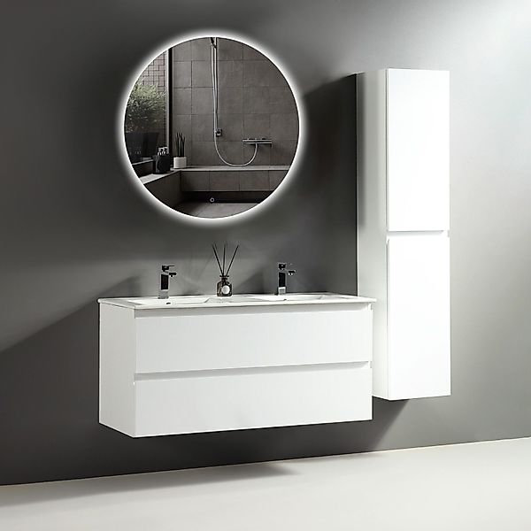 Alpenberger Badezimmer-Set Badezimmer Möbel Badschrank - günstig online kaufen