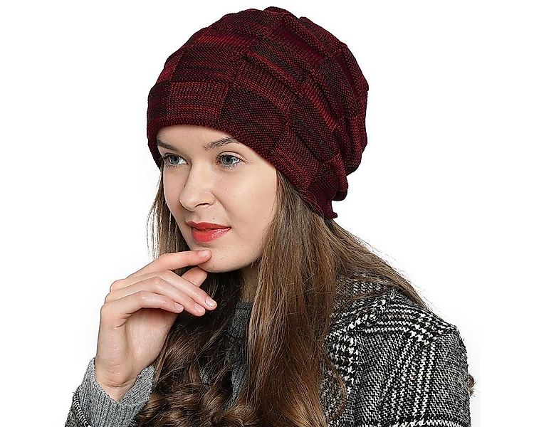 DonDon Beanie Damen warme Schlauchmütze Strickmütze (Packung, 1-St) Winterm günstig online kaufen