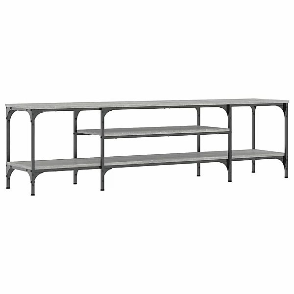 VidaXL TV-Schrank Grau Sonoma 161x35x45 cm Holzwerkstoff & Eisen günstig online kaufen