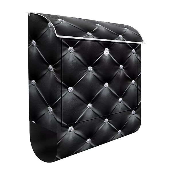 Briefkasten Muster & Textur Diamant Schwarz Luxus günstig online kaufen