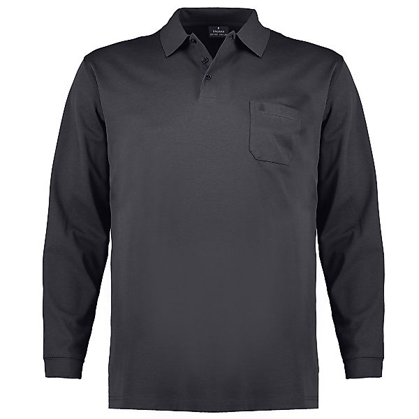 RAGMAN Pflegeleichtes Poloshirt "Soft Knit" Farbe schwarz Größe: 4XL günstig online kaufen
