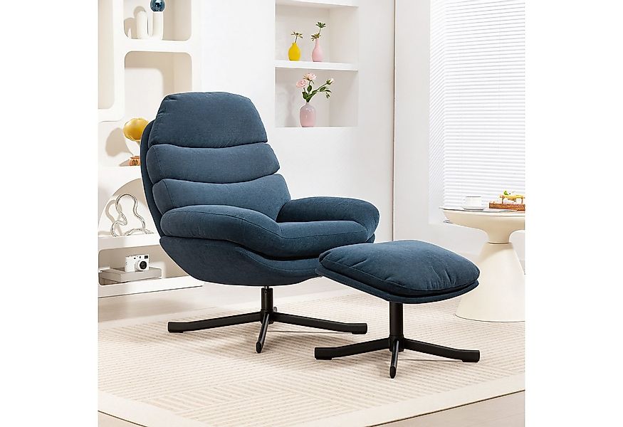 HOMCOM Relaxsessel mit Chenille-Stoff (Modern Fernsehsessel, 2-St., Lounges günstig online kaufen