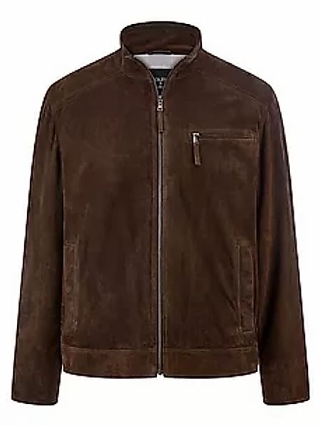 Ziegenvelours-Lederjacke Louis Sayn braun günstig online kaufen