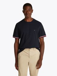Tommy Hilfiger T-Shirt GLOBAL STRIPE CUFF günstig online kaufen