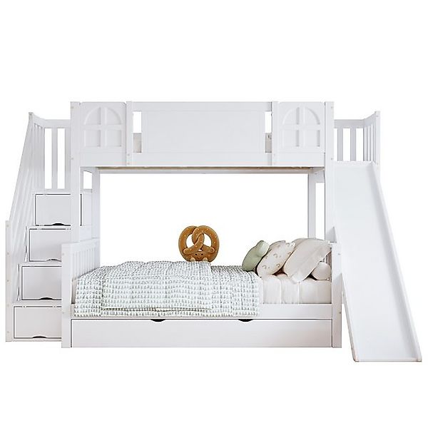Thanaddo Hochbett Etagenbett, Kinderbett Mit Fenster, Jugendbetten,  Mit Ki günstig online kaufen
