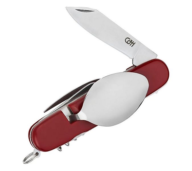 Herbertz Taschenmesser Herbertz klappbares Campingbesteck, 7 Teilig, rot, ( günstig online kaufen