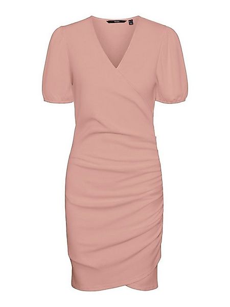 Vero Moda Shirtkleid (knielang, 1-tlg) VMELISA S/S WRAP DRESS LCS JRS günstig online kaufen