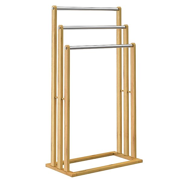 Casaria Handtuchständer, Freistehend Bambus Holz Handtuchhalter Ohne Bohren günstig online kaufen