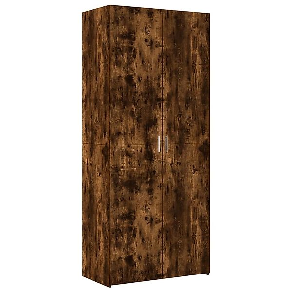 vidaXL Highboard Räuchereiche 80x42,5x185 cm Holzwerkstoff 3281438 günstig online kaufen