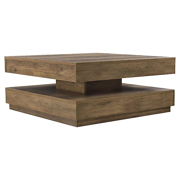 en.casa Couchtisch, »Florenz« Wohnzimmertisch drehbar 76x76x38cm günstig online kaufen