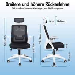 ALFORDSON Bürostuhl mit S-Kurven-Design und hochwertigen günstig online kaufen