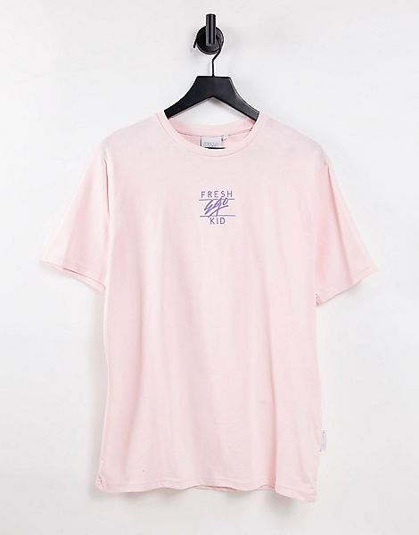 Fresh Ego Kid – Inject – T-Shirt in Rosa mit Print-Logo günstig online kaufen