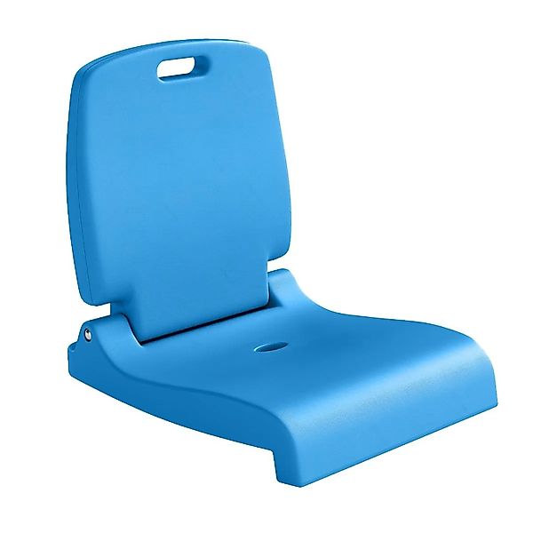 Costway Klappbarer Klappsitz für Pool mit Griff & Rückenstütze Blau günstig online kaufen