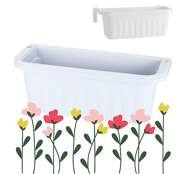 GarPet Balkonkasten Geländerkasten Balkonkasten Geländer Blumen Kasten Topf günstig online kaufen