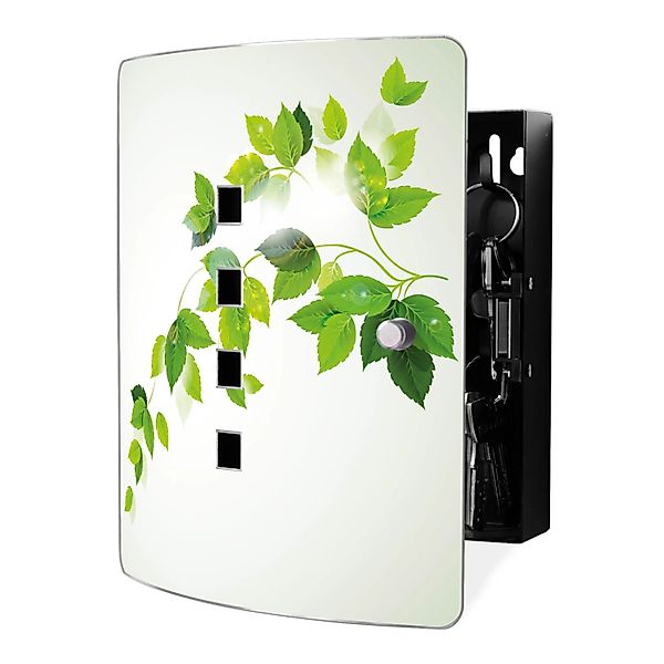 Banjado Design Schlüsselkasten Aus Edelstahl Für 10 Schlüssel 24x21,5x7cm M günstig online kaufen