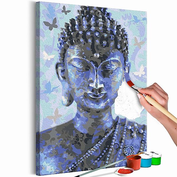 Malen nach Zahlen - Buddha and Butterflies günstig online kaufen