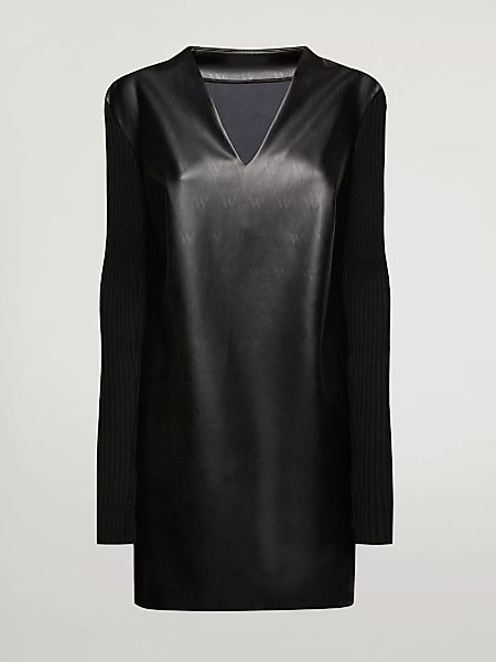 Wolford - Net Vegan Leather Dress, Frau, black, Größe: M günstig online kaufen
