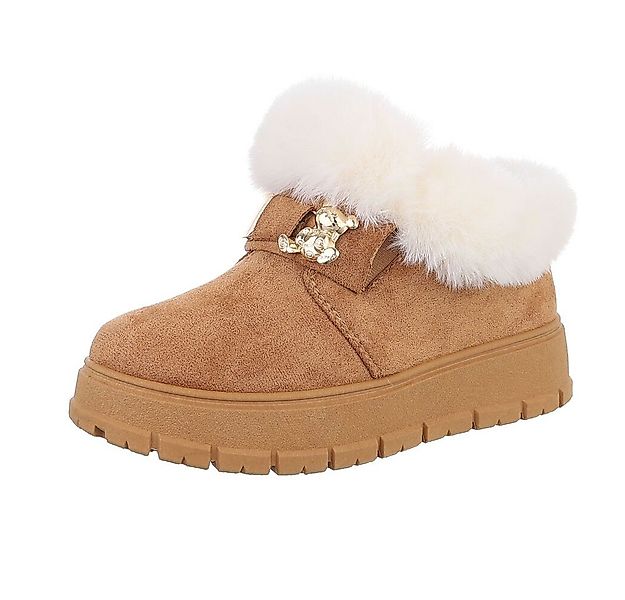 Ital-Design Damen Snowboots Freizeit Snowboots (87475143) Flach Stiefelette günstig online kaufen