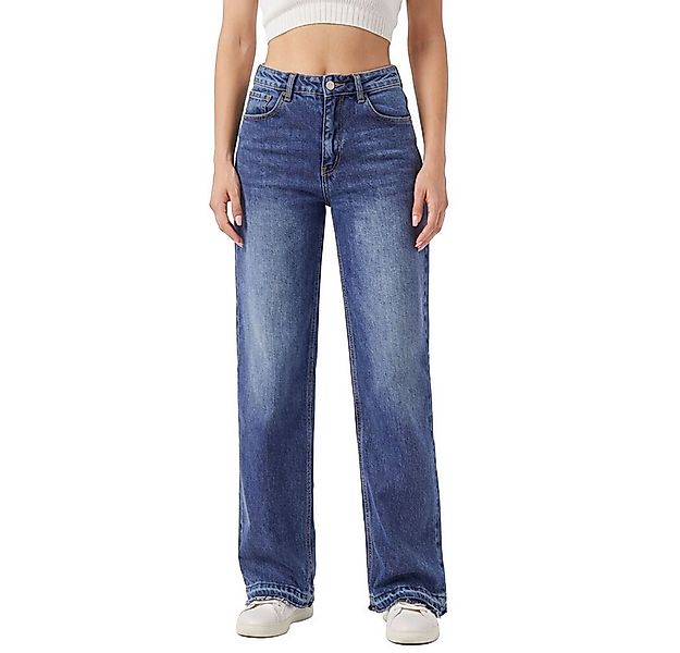 Ital-Design Weite Jeans Damen Freizeit (91279924) Destroyed-Look Stretch Hi günstig online kaufen