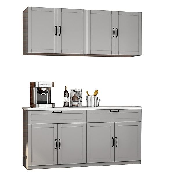 FUFU&GAGA Küchenbuffet Küchenschrank, 160*44*80cm günstig online kaufen