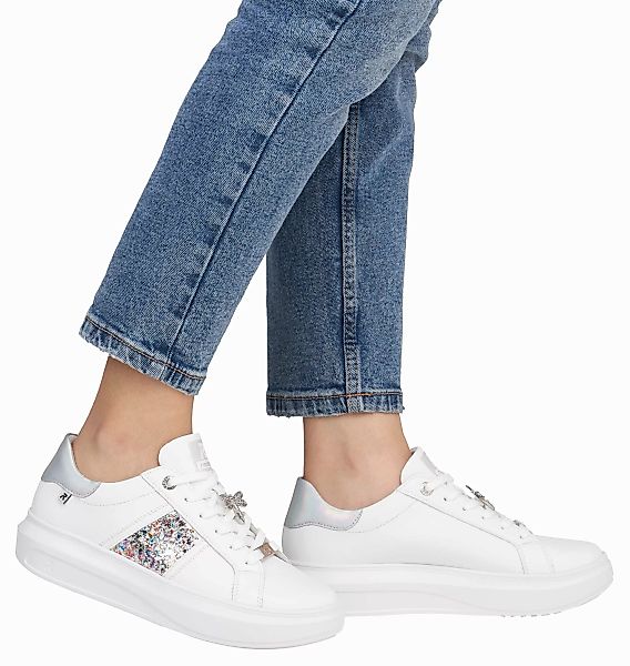 RIEKER Sport Plateausneaker, mit stylischen Metallic-Details, Freizeitschuh günstig online kaufen