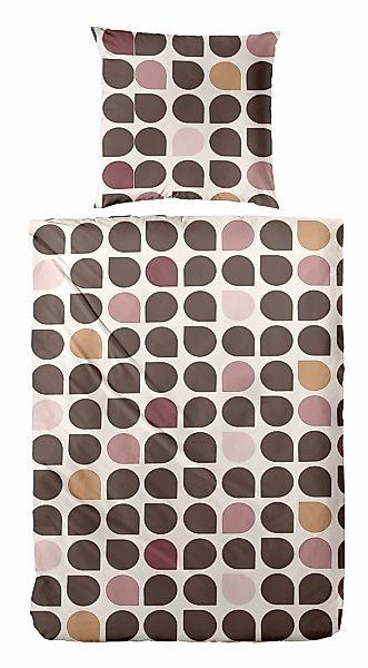 Primera Bettwäsche "Mako-Satin -Bettwäsche Drops" 2 Stk. mit eleganten Trop günstig online kaufen